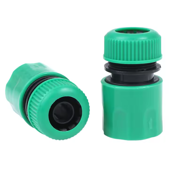 Conector De Riega Jardín 5Pcs 1/2 Pulgada Conector De Agua Para Riego Jardín Fittings De Conexión De Tubo De Jardín - 1