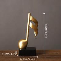 Trofeo Musical Minimalista Moderno En Resina Obra De Arte Para Decoración Del Hogar Colección Souvenir Objetos Accesorios Regalo De Vacaciones - details 1