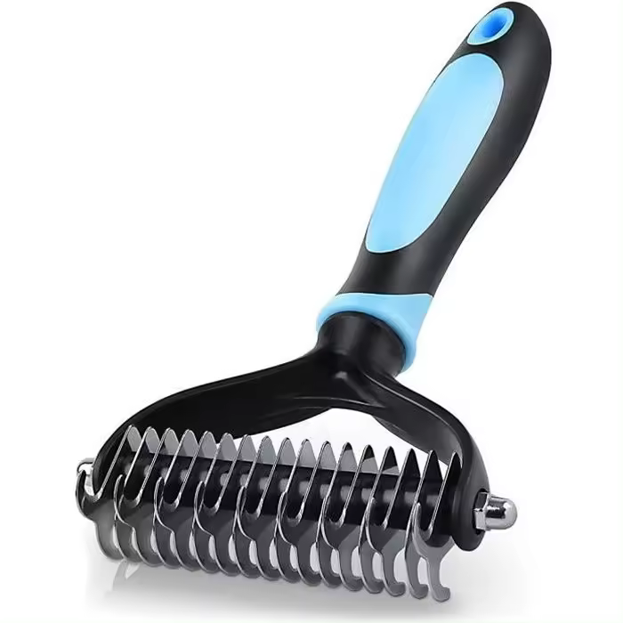 Peine de Aseamiento Profesional Ideal para desenredar y eliminar el pelo muerto - 1