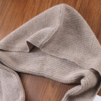 Bufanda De Punto De Lana 100% Para Mujer Invierno Suave Cálido Collar Falso Moda Decoración Camiseta Unipersonal Balaclava - details 16