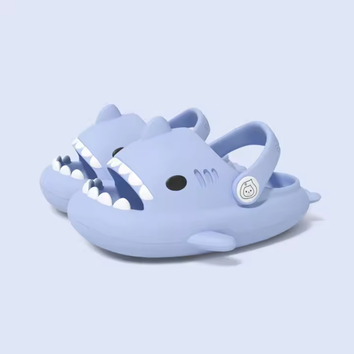 Gran oferta de Zapatos con Correa de Tiburón para niños y niños, Lindas sandalias antideslizantes con Diseños animados para niños. - 1