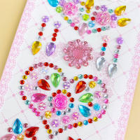 Pegatinas De Diamante 3D Para Niñas Adhesivos De Cristal Acrílico DIY Decoración Manual Para Niños Jóvenes Y Adultos - details 4