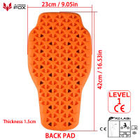 Protector De Espalda Para Motocicleta CE Aprobado Inserto De Protección Motorbike Anticaída Espalda Y Columna Lumbar Para Ciclismo De Verano Unisex - details 2