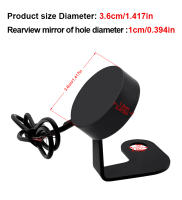 Nuevo Voltímetro Y Medidor De Temperatura De Agua Para Motocicleta Impermeable Con Pantalla Dual Modelo YL-M3636 Material PC - details 3