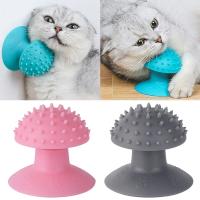 Cepillo De Masaje Para Gatos Y Perros Auto-Guidado Con Ventosa Durable Accesorio De Peluquería Para Mascotas Material Plástico - details 0