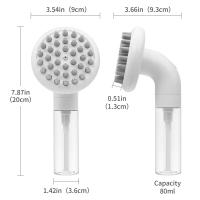 Cepillo De Baño Para Perros 3 En 1 Cepillo De Peluquería Para Mascotas Con Cabeza De Masaje Y Limpieza Suave De Silicona - details 5