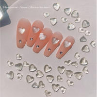 Adornos De Uñas 3D Misscheering Charms De Corazón En Amor Piedras De Cristal Naturales Para Decoración De Uñas DIY Accesorios De Uñas - details 2