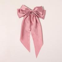 Pinza Para El Cabello De Estilo Coreano Para Mujeres Roja Con Lazo Y Abanico De Cinta Larga Accesorios De Cabello De Tela Cute/románticos - details 13