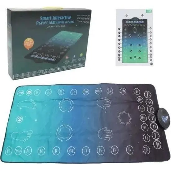 Interactive and educational Muslim adult electronic prayer mat - 1