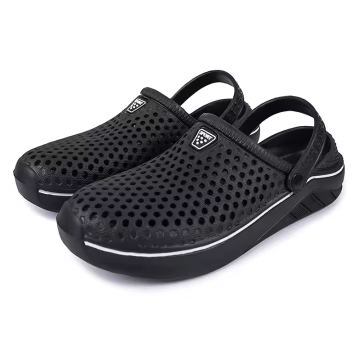 Zapatillas De Taconete Bajo Para Hombre Y Mujer Sandalias De Plataforma Cómodas Para Verano Uso En Jardín Playa Y Hogar Material EVA - 1
