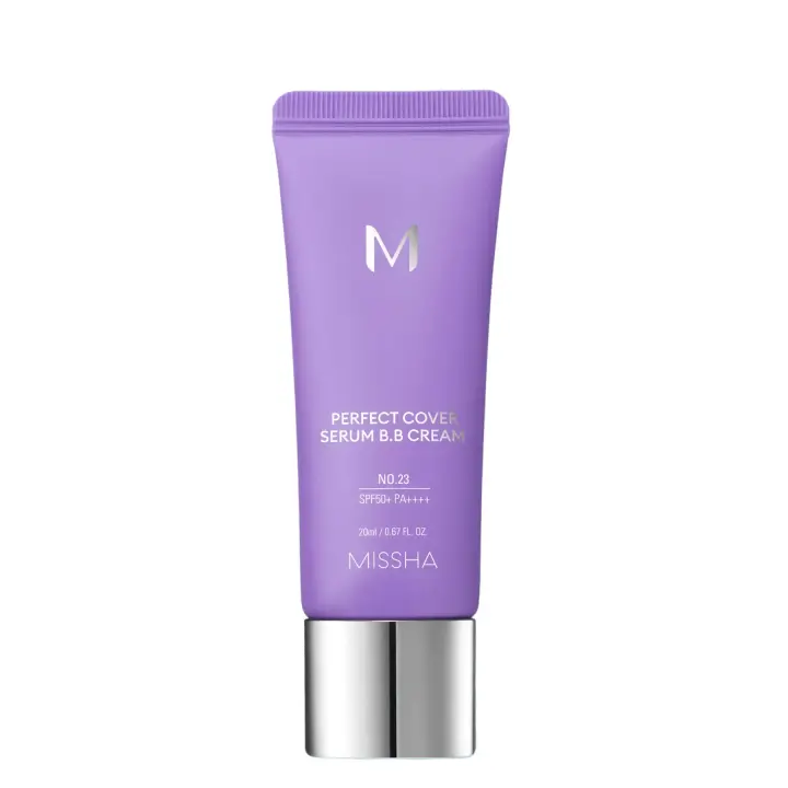 Missha Protección SPF42 y Cobertura natural con Probióticos -M Perfect Cover Serum BB Cream #27 - 1