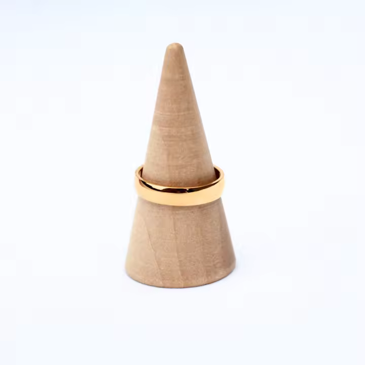 Alianza Anillo Oro 18K Acero Inoxidable Bañado - Elegancia Atemporal - 1
