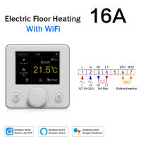 Termostato Inteligente Tuya Para Piso Eléctrico Calentamiento De Agua Y Boilero Gas Controlador De Temperatura Underfloor Compatible Con Alexa Y Google Assistant - details 23