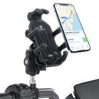 Soporte De Teléfono Móvil Para Motocicleta Con Amortiguador De Vibración Soporte De Rotación Ajustable Para Motorbike Ball Head Mount - details 0