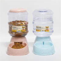 Alimentador Automático Para Mascotas Gran Capacidad Tazón De Alimento Para Perro Y Gato Suministros Para Mascotas Verde Gris Azul - details 2