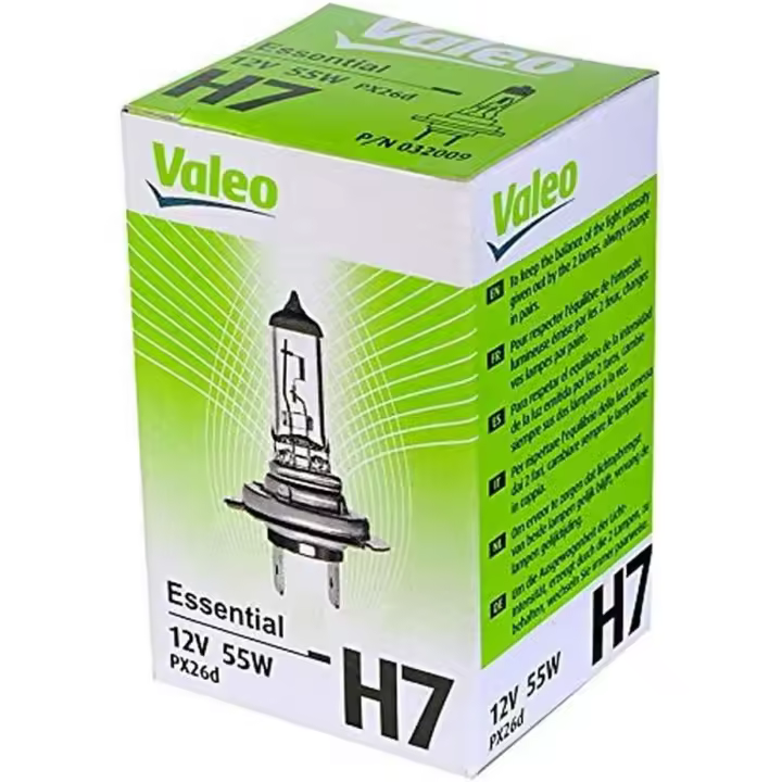 Bombilla Halogena Valeo H7 Essential 12V 55W - 1