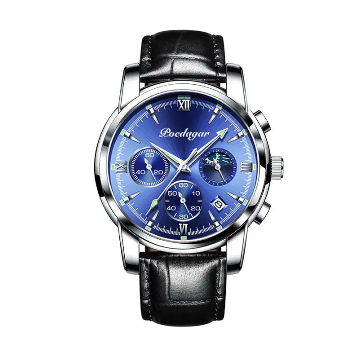 Nuevo reloj multifuncional luminoso e impermeable para hombre, reloj de cuarzo de moda para estudiantes masculinos. - 1
