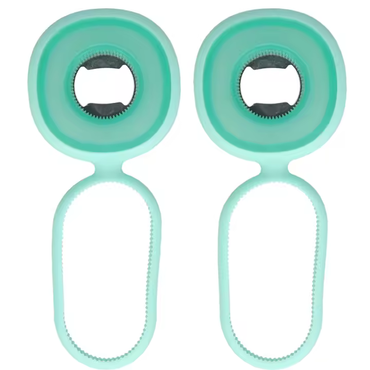 Abridor de botellas de agua y cerveza multifunción, 2 piezas, antideslizante, portátil, herramienta para abrir frascos, suministros de cocina - 1