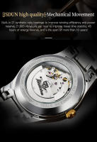 Reloj Mecánico Automático JSDUN Para Hombres Resistente Al Agua De Acero Inoxidable Simple Y Casual Con Manecillas Luminosas Y Calendario Completo - details 8