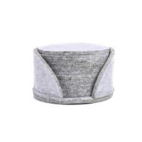 10pcs Coasters Redondos De Tapete Para Mesa De Comedor Protector Antigolpes Resistente Al Calor Para Taza De Té Y Café Accesorios De Cocina Modernos Fabricados En Tela Ecológicos - details 6