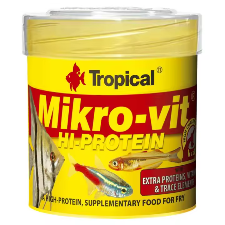 TROPICAL MIKRO-VIT HI-PROTEIN - Alimento de proteínas para los alevines - 1