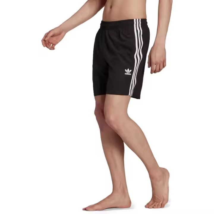 Adidas pantalones bañador hombre tres líneas y logo - Shorts baño marca Adidas para hombre - 1