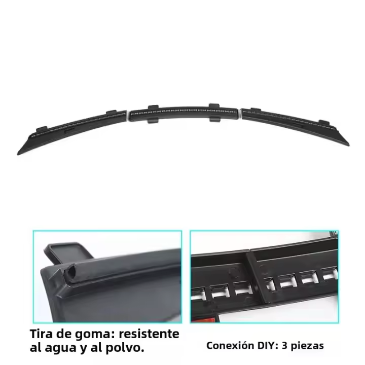  Sella De Goma Para Maletero Delantero De Tesla Model 3 Y Barra Impermeable De Protección Contra Polvo Y Agua Mejora Del Trim De La Cintura - 1