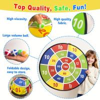 Juego De Dardos Montessori Para Niños Tablero De Tiro Con Arco De Bolitas Adhesivas Juego Educativo Al Aire Libre Deportes De Tiro Con Arco - details 4