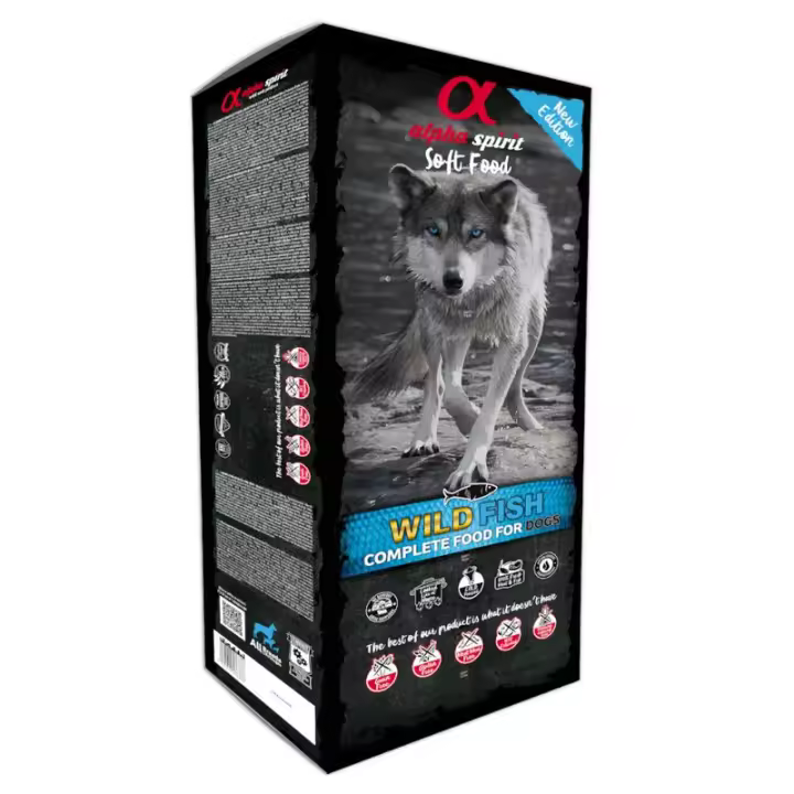 Alpha Spirit Pienso Natural Semi-húmedo Wild Fish con Pescado Fresco 9 Kg - 1