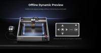 Creality Falcon2 Grabador láser, Máquina de grabado láser de 40W de potencia para regalos personalizados, Cortadora láser con asistencia de aire para madera, Velocidad de 25000mm/min Máquina CNC para bricolaje en madera, metal, acrílico, cuero 400*415mm - details 15