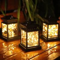 Lámpara Solar Exterior Impermeable Para Jardín Y Patio Con Luz LED De Misión Decorativa Para Mesa De Fiesta Y Jardín - details 4