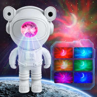 Proyector De Estrellas Nueva Luz Nocturna Ajustable De 360 Grados Astronauta Nebulosa Galaxia Para Niños Regalo De Navidad Halloween Cumpleaños - details 4