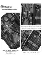 Set De Manicura 9/19/30pcs Tijeras Y Cortauñas De Acero Inoxidable Multifuncionales Para Uñas Y Cejas Kit De Cortauñas - details 0