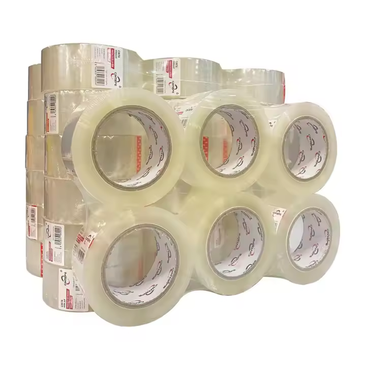 36 Rollos Cinta Embalar 48MMx200M Cinta embalaje Cinta adhesiva para Cajas y Paquetes-Color Transparente 36 UNIDA - 1