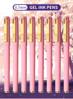 Lápices De Gel Neutrales WQN 0.7mm Pack De 1/5/7pcs Rosa Mate Para Dibujar Y Escritura Suministros Escolares Y De Oficina - details 0