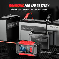 Cargador De Batería De Coche FOXSUR 12V 6A FTC-1206 Para Motocicleta Camión Mantenedor De Baterías De Agua Y Ácido Líquido Con Pantalla LCD Digital - details 12