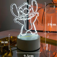 Lámpara De Noche LED Disney Lilo & Stitch Figuras Con Luz Star Baby Control Remoto Táctil Colorido Regalo De Cumpleaños Para Niños 3D - details 0