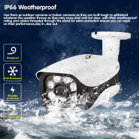 Cámara Exterior 8MP 4K 5MP AHD IP66 Metal Detección De Rostros Visión Nocturna IR 40M Vigilancia De Seguridad DVR Sistema De Cámara Bullet IP - details 5