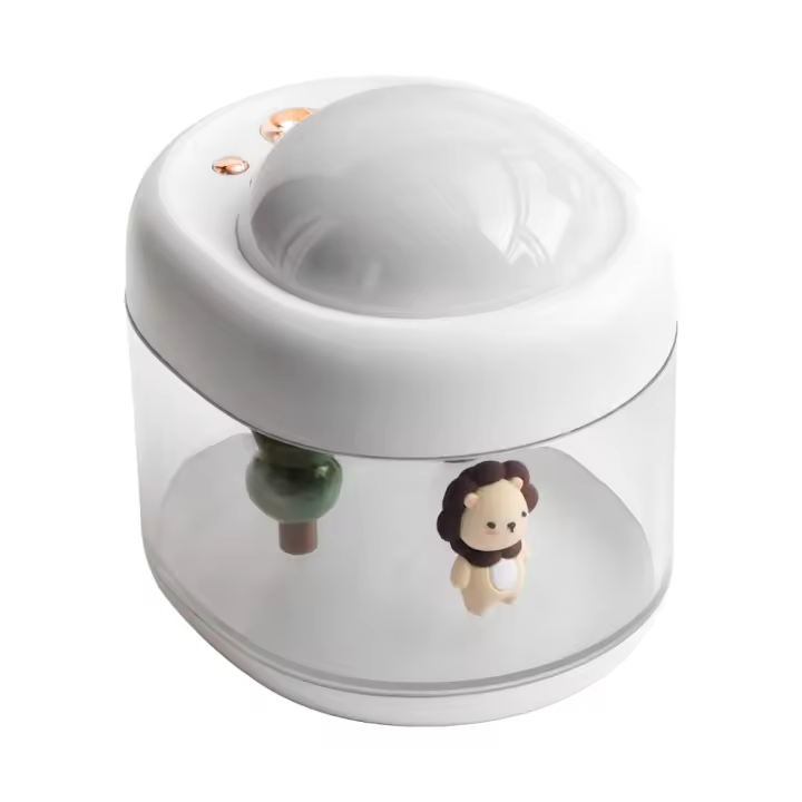 Humididiadores de Niebla fría para bebés 500ML para Dormitory, Humidifador pequeño y Silencioso para el hogar con Luz Nocturna Proyector de Estrellas para niños, Bebés, niños como el mejor regalo - 1
