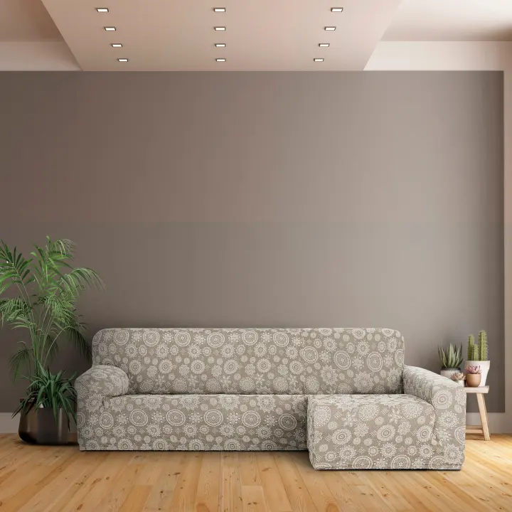 Eysa Funda Sofá Salsa Beige - Renueva Tu Salón o Dormitorio - Protege Tu Sofá Durante Mucho Tiempo - 1