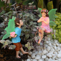 2PC Decoración De Jardín Única Para Día De San Valentín - Fae De Flor Símbolo De Amor Dulce - Adorno Exclusivo Para Exterior - details 6