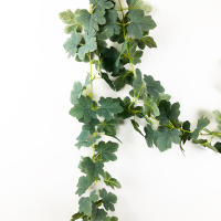 Planta Artificial De Vínculo Colgante 175cm Hojas De Maple Falso Rattan Foliage Ivy Para Decoración De Jardín Bodas Y Hogar - details 1