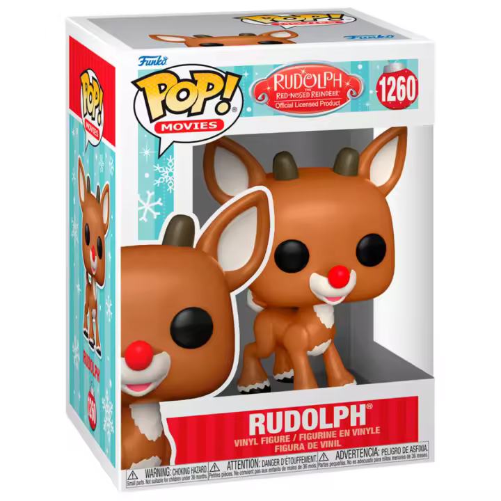 Figura Pop Rudolph The Red-Nosed Reindeer Rudolph-Figura de Vinilo Coleccionable - Idea de Regalo- Mercancia Oficial - Juguetes para Niños y Adultos - Movies Fans - Muñeco para Coleccionistas y Exposición - 1