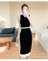 Vestido De Encaje REALEFT Para Mujer Estampado De Verano Sin Mangas Cuello En O Vestido De Tubo Ajustado Rodado De Rodilla Estilo Vintage - details 12