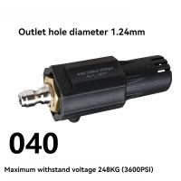 Boquilla Turbo 5000PSI Rotativa 360° Cuerpo De Acero Inoxidable Cerámica De Núcleo Alta Presión Conector Rápido Para Limpieza Municipal - details 7