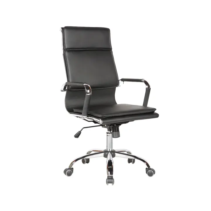 Furniture Style S.L. Silla de Oficina Elegante y Confortable con Asiento en Símil Piel Modelo Jana - 1
