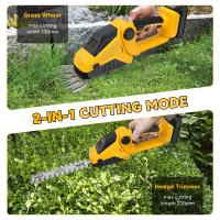 Podadora De Bricolaje 2-en-1 Cortacésped Eléctrico Sin Cable Con Kit De Trimmer De Barril Para Dewalt 20V (No Incluye Batería) Herramienta De Jardín - details 2
