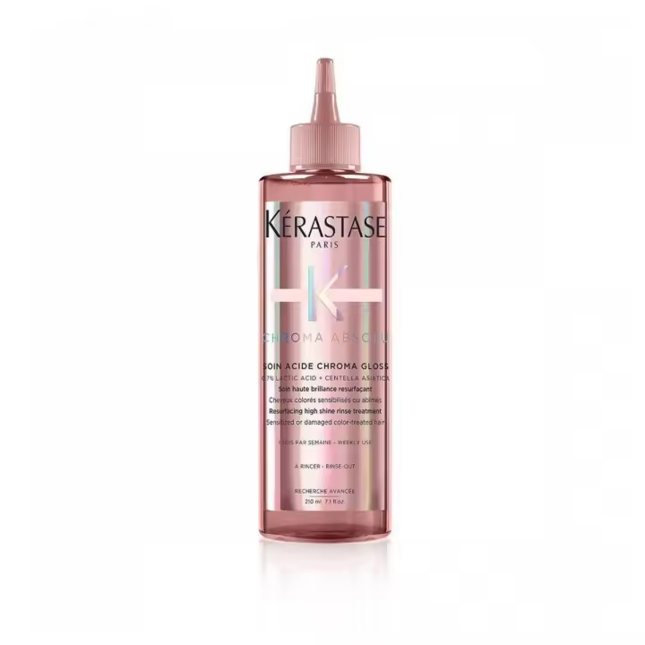 Kérastase Chroma Absolu Soin Acide Chroma Gloss 210 ml - Tratamiento alisador de alto brillo para realzar todo tipo de cabellos coloreados - 1