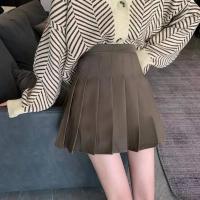 Mini Falda Y2K De Cintura Alta Estilo Coreano Falda Plisada A-Line Chic Y Elegante Uniforme Escolar Para Mujeres - details 2