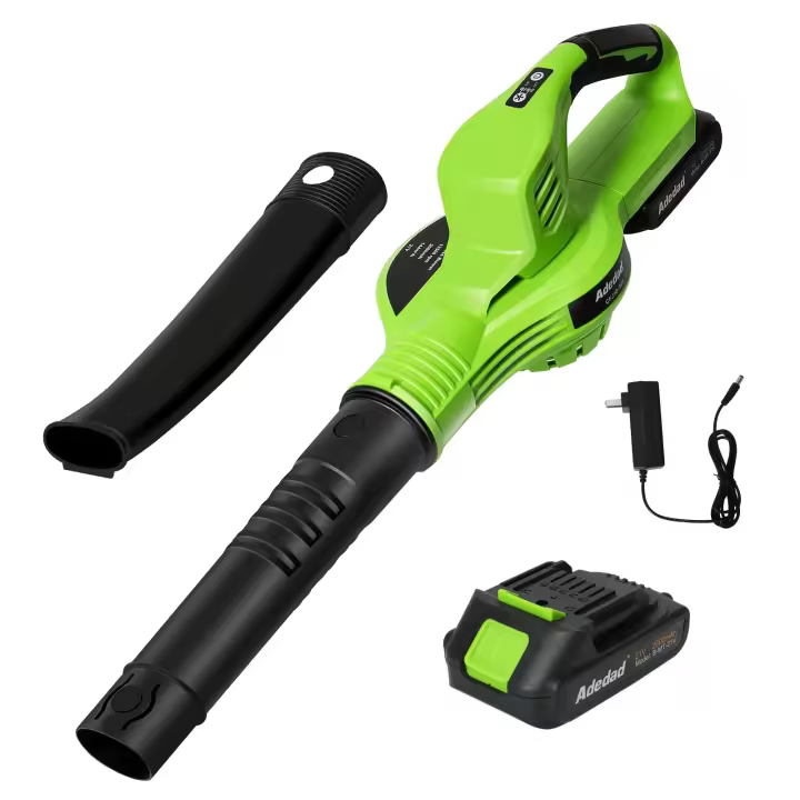 800W Electric Cordless Air Blower Vacuum Cleaner 2-Speed Adjustable Garden Suction Leaf Dust Collector Power Tools For Makita 18V Battery - 1